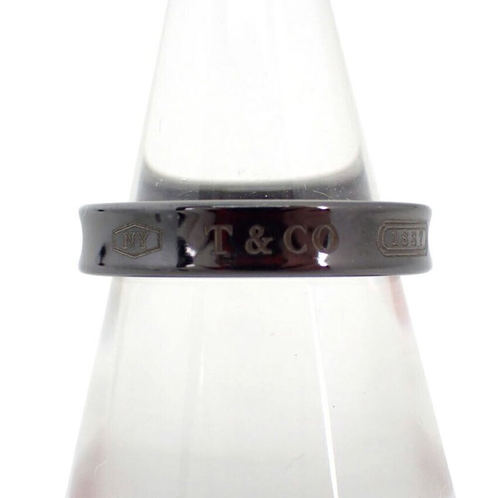 Tiffany & Co Ti Black Titanium 1837 Ring No.10